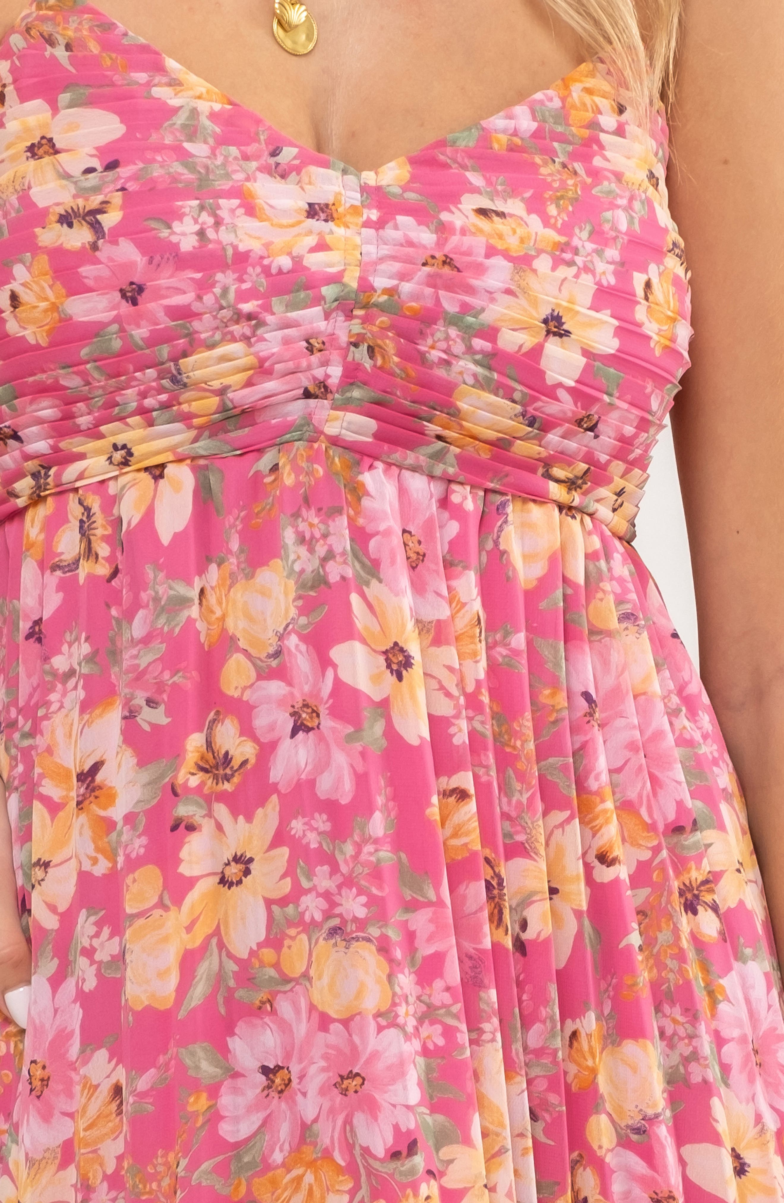Skyline V-neck Maxi Dress, Fog