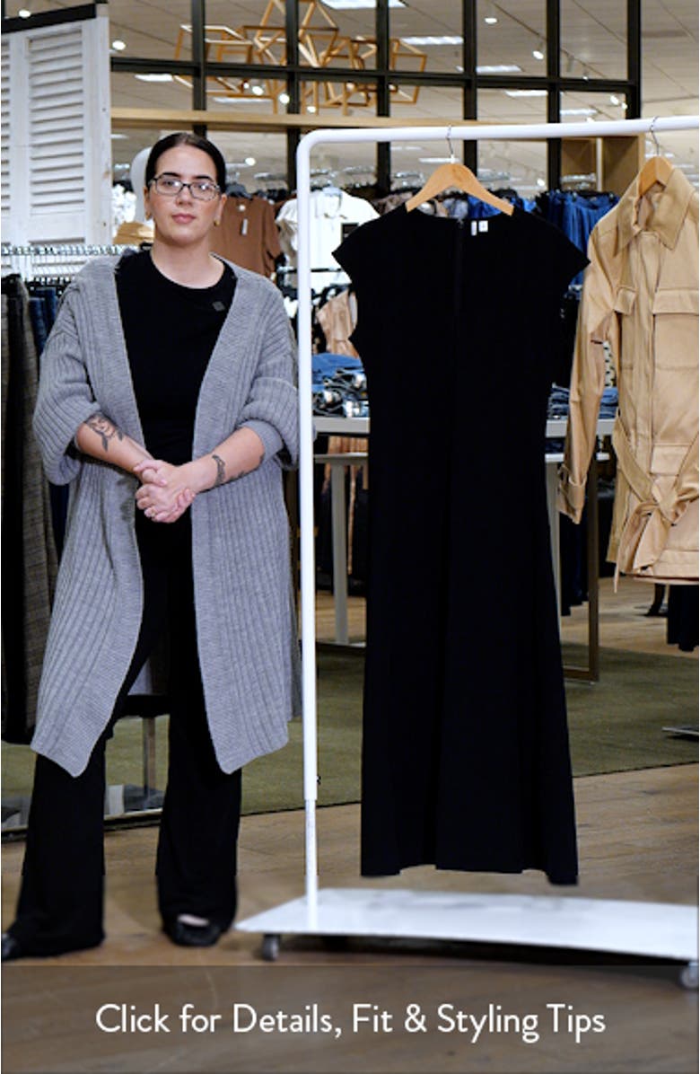 Cap Sleeve Fit & Flare Dress, sales video thumbnail