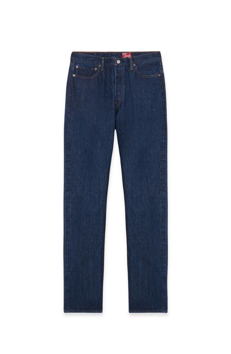 Fortela Johnny High Waist Denim Pants, Main, color, Blue