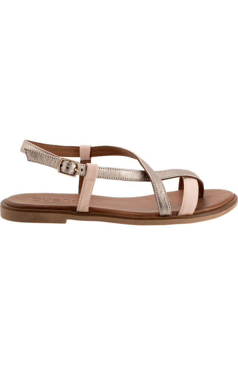 Bueno Harriot Ankle Strap Sandal, Alternate, color, Pale Pink Multi
