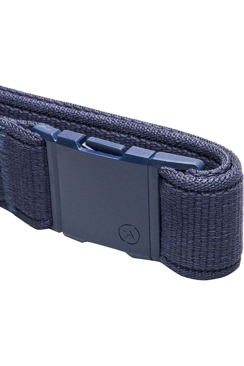 Atlas Slim Belt, Alternate, color, Navy
