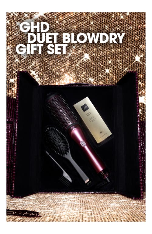 Ghd Duet Blowdry Gift Set In Burgundy