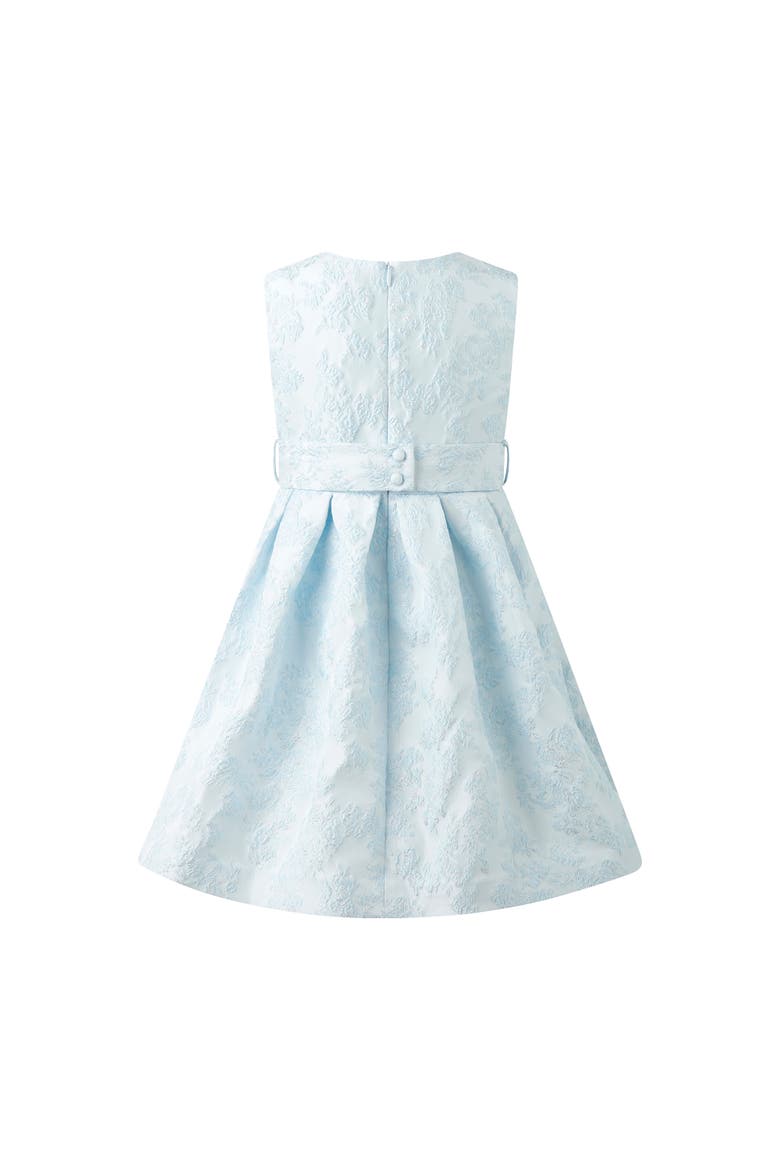 Floral Damask Dress, Alternate, color, Blue