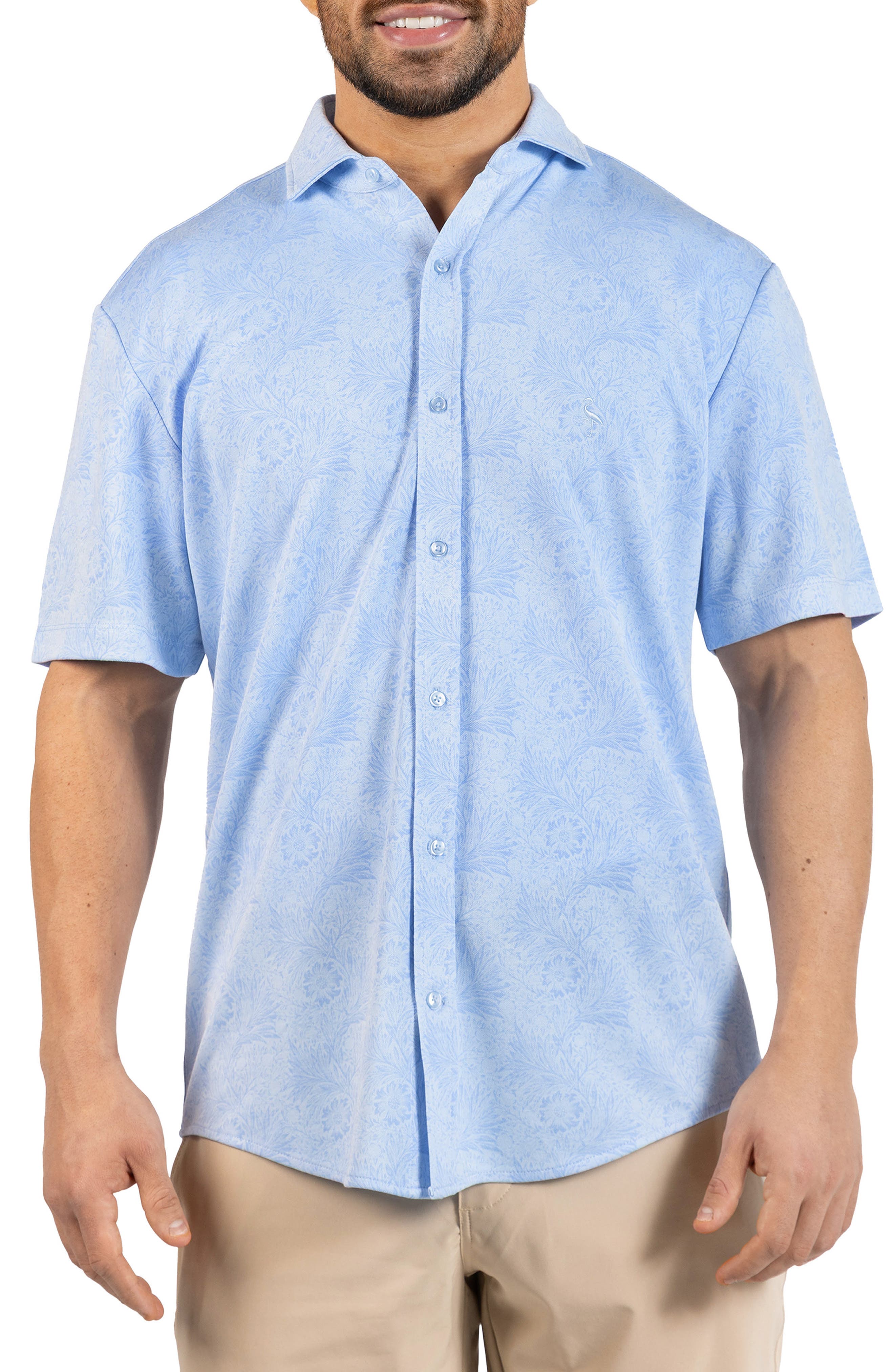 Tropical Short Sleeve Button-Up Shirt - image 5