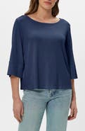 Michael Stars Rosalynn Boat Neck Knit Top