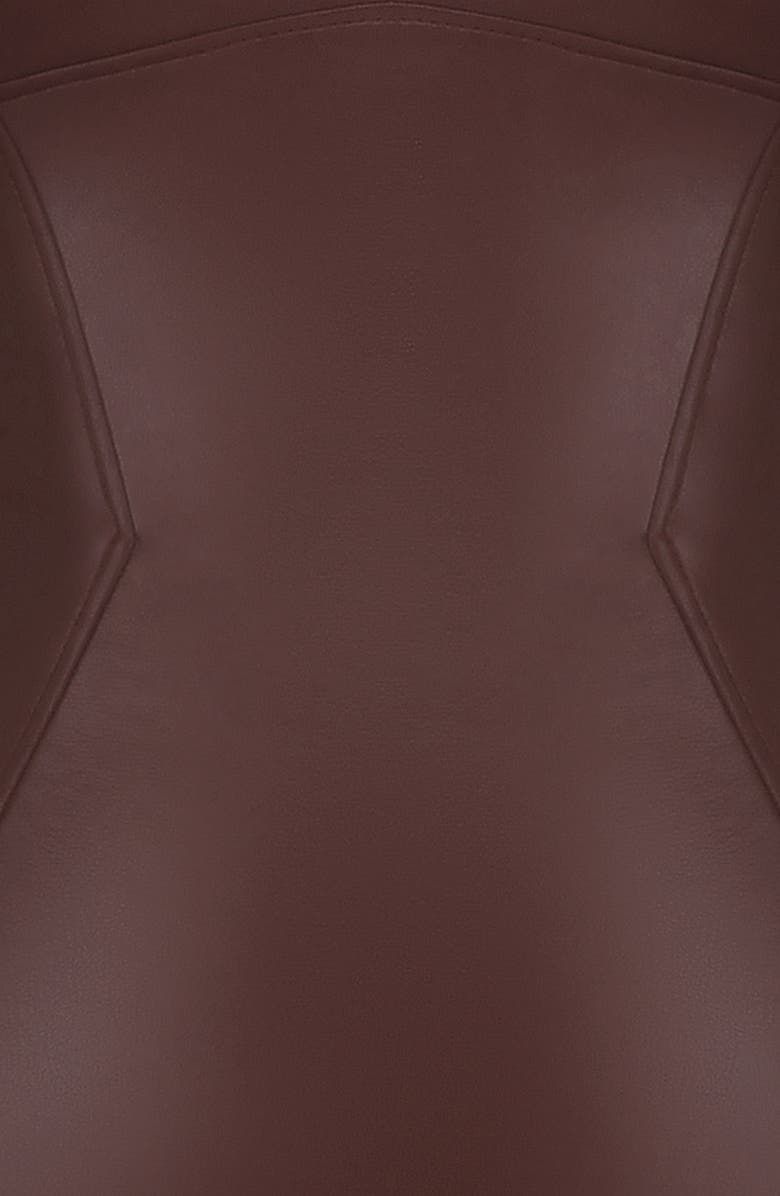 HOUSE OF CB Sahara Faux Leather Body-Con Maxi Dress, Alternate, color, 