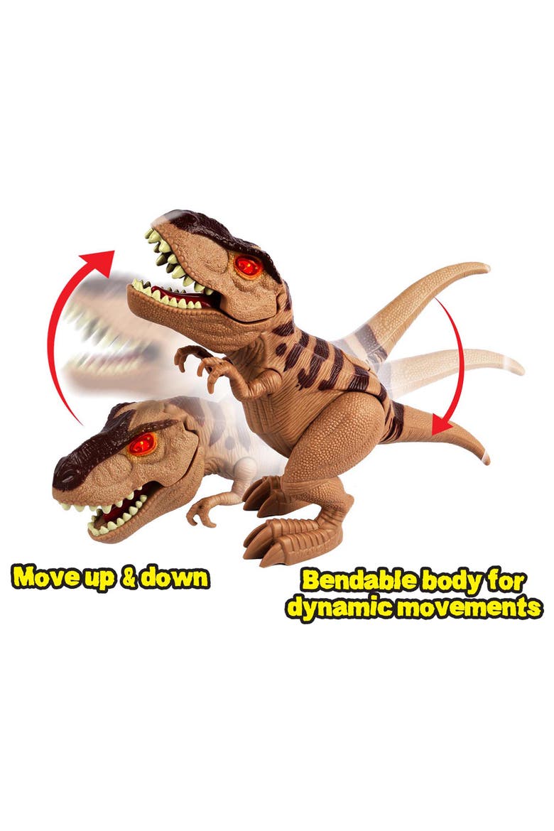 Multi Action Trex Light & Sounds, Children's Play Figurine, Ages 3+, Alternate, color, Brown