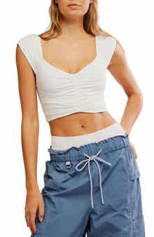 Free People FP Movement Breathe Deeper Crop Top