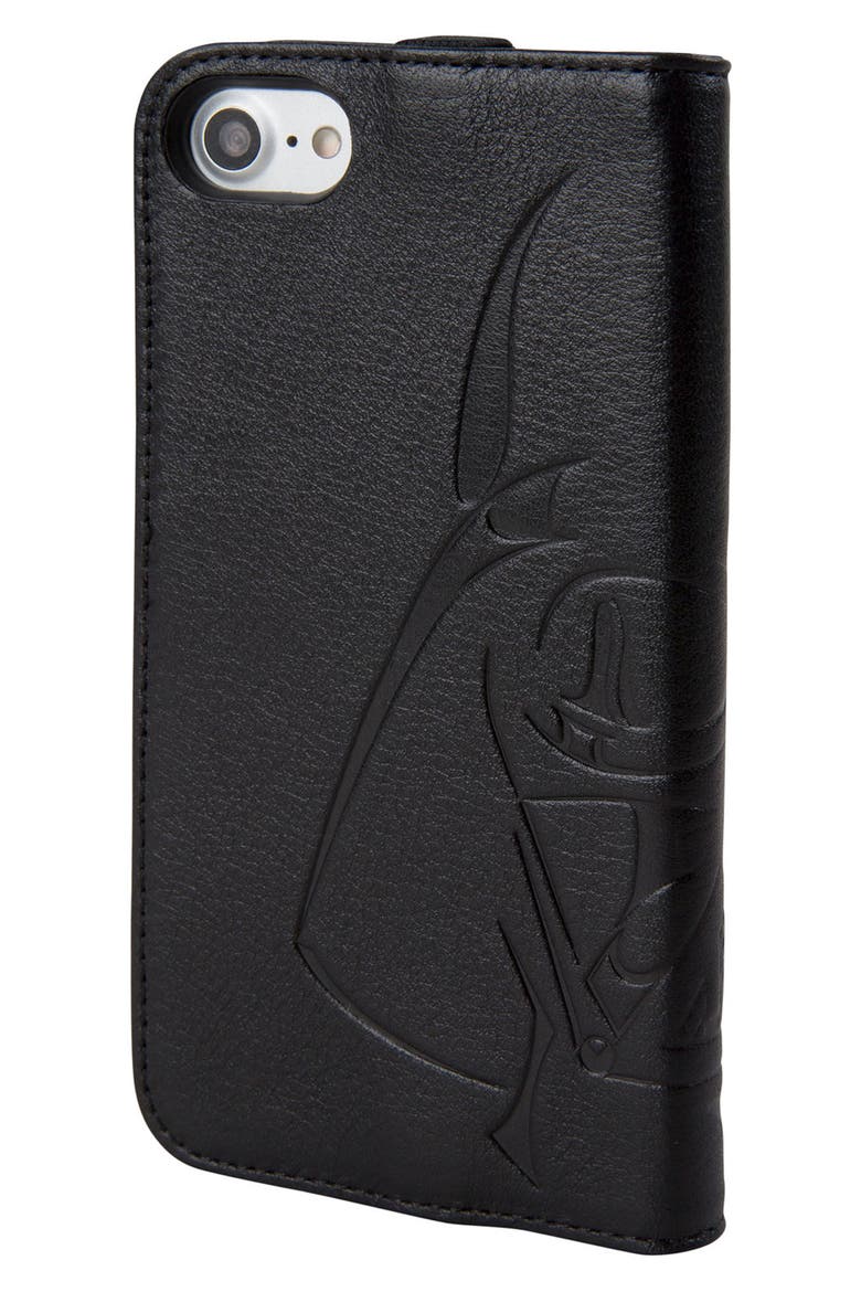 Darth Vader iPhone 6/6s/7/8 Wallet Case, Alternate, color, BLACK