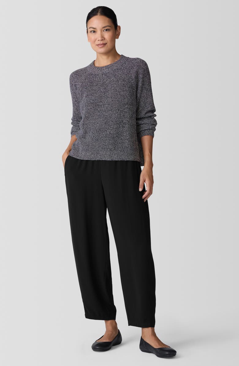 Eileen Fisher Marled Organic Cotton Blend Sweater, Alternate, color, 