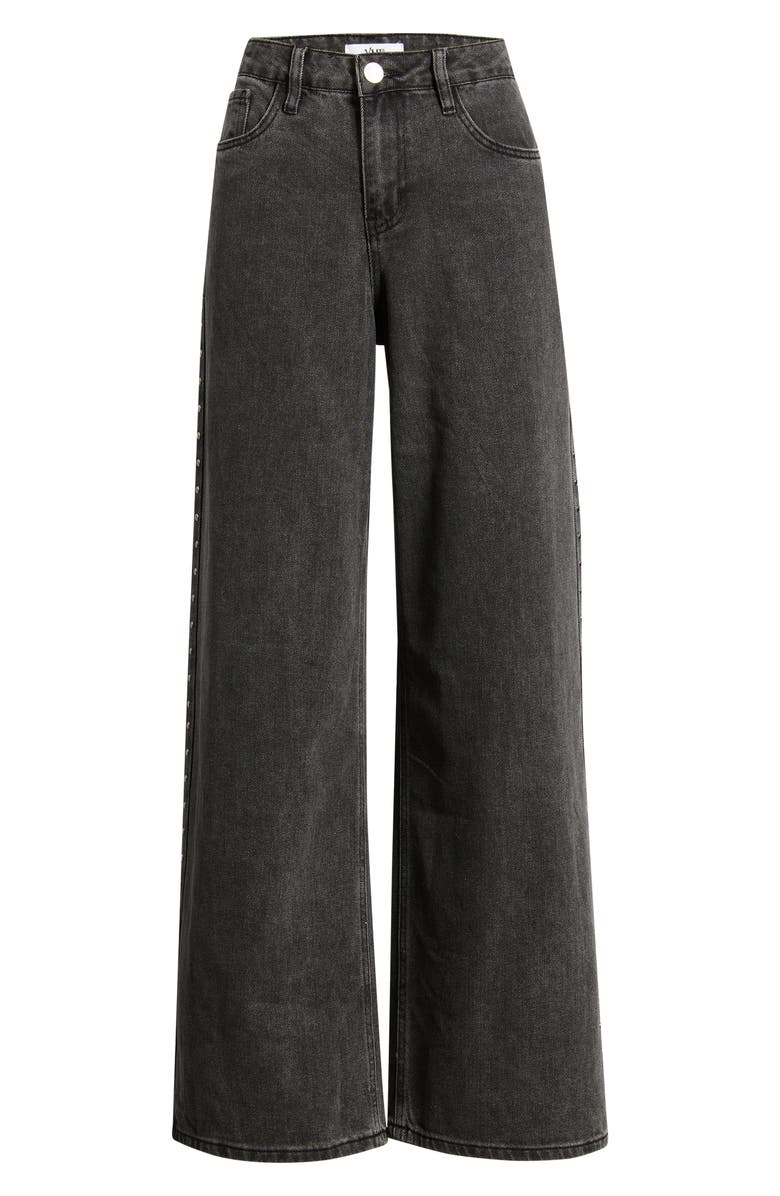 YMI Stud Embellished Relaxed Extra Baggy Wide Leg Jeans, Main, color,