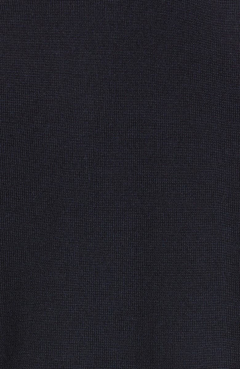 Golden Goose Logo Patch Short Sleeve Virgin Wool Sweater Polo, Alternate, color, 