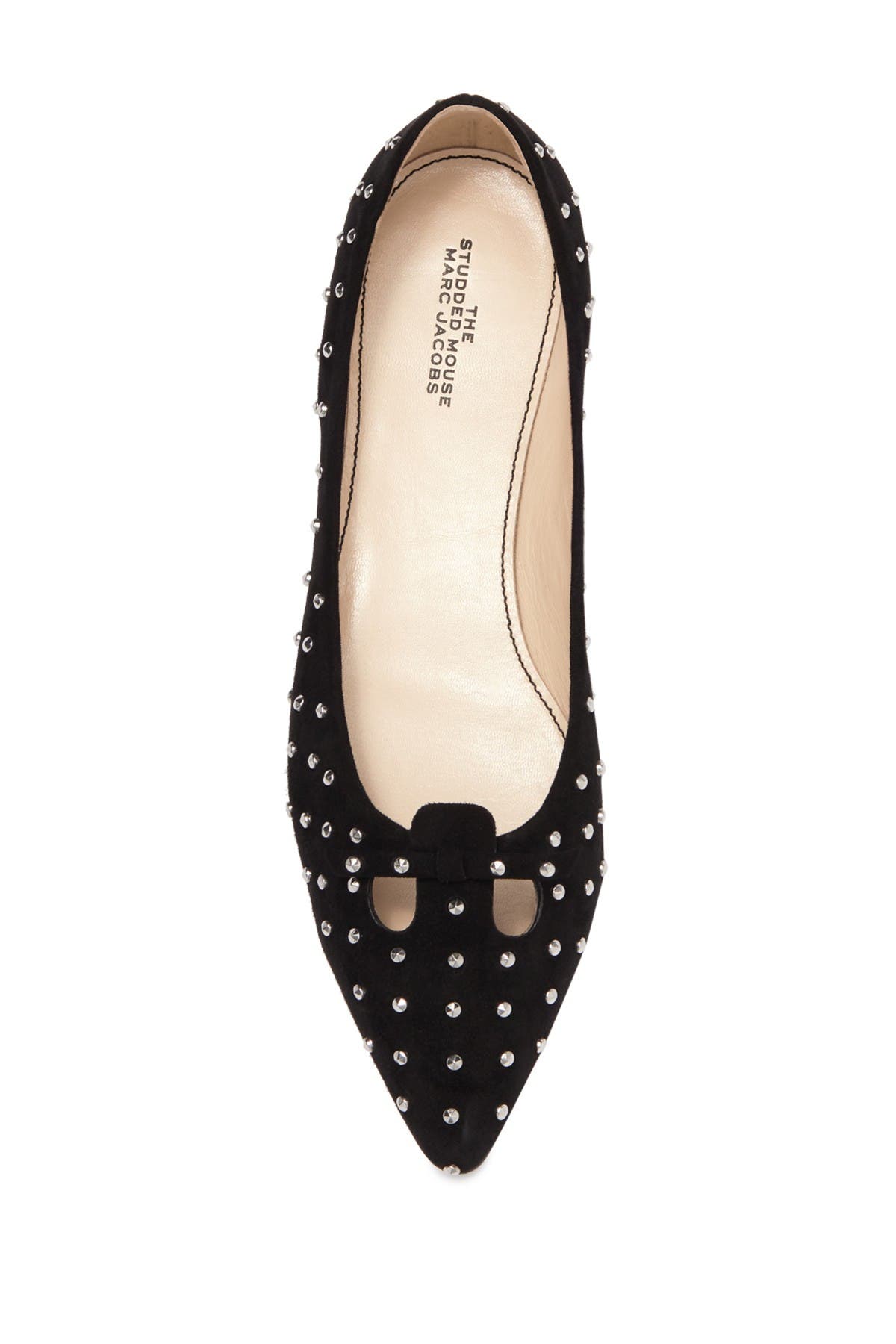 Marc Jacobs The Studded Mouse Flat, Alternate, color, 