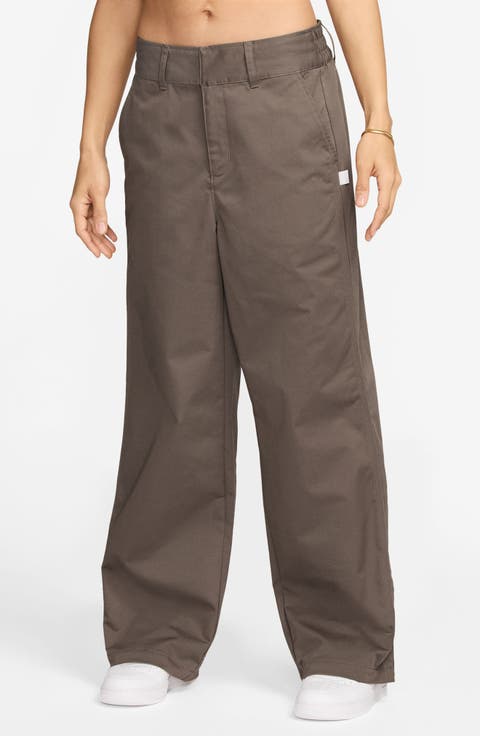 Structured Twill Pants