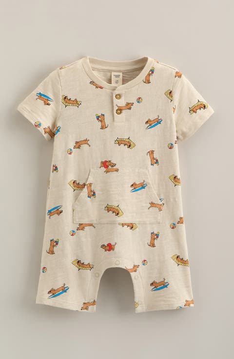 Henley Pocket Romper (Baby)