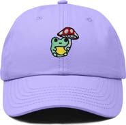 Dalix Mushroom Frog Embroidered Hat