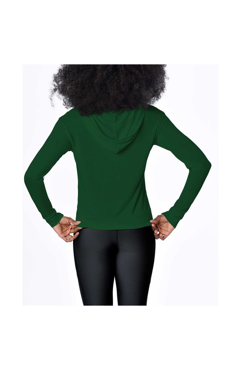 Certo Women's Certo Kelly Green Philadelphia Eagles Gridiron Classics Rundown Pullover Hoodie, Alternate, color, 