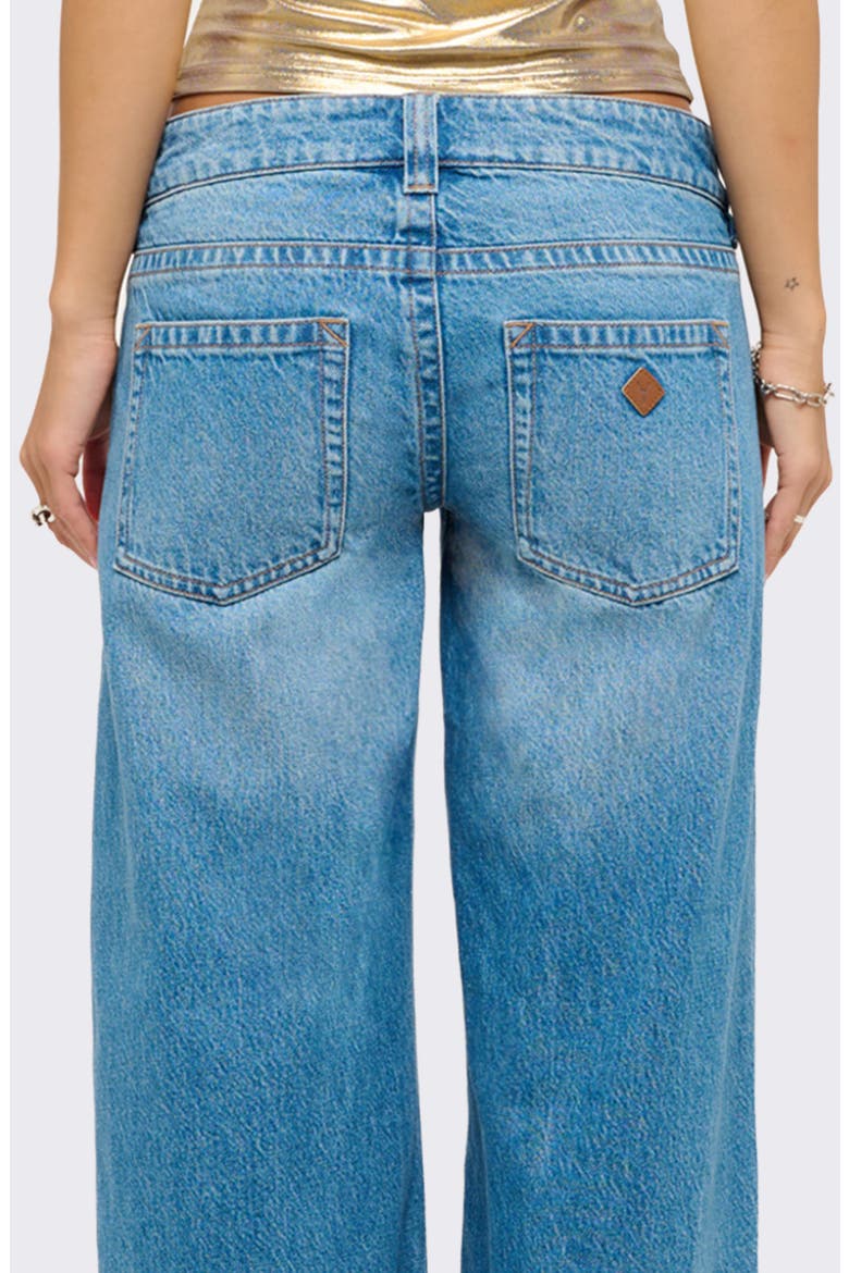 A64J50 Low Rise Wide Leg Jeans, Alternate, color, CHARLOTTE