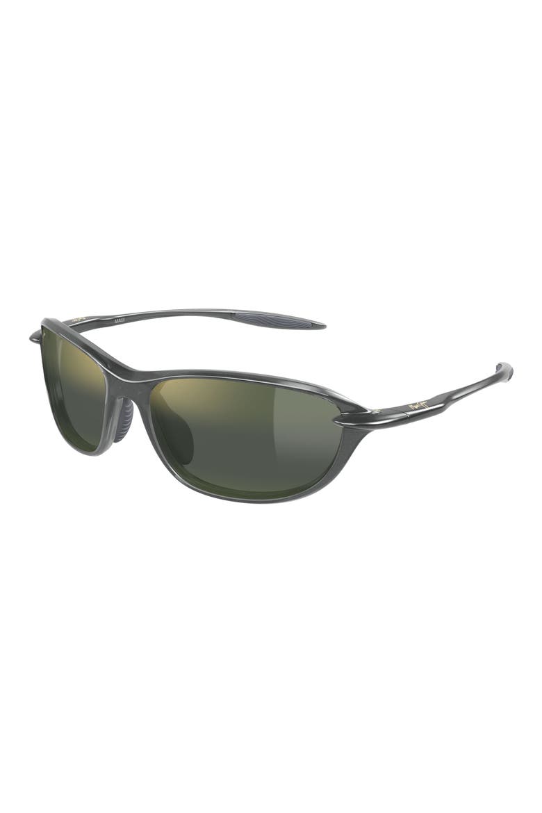 62mm PolarizedPlus2® Oval Sunglasses, Alternate, color, GREY