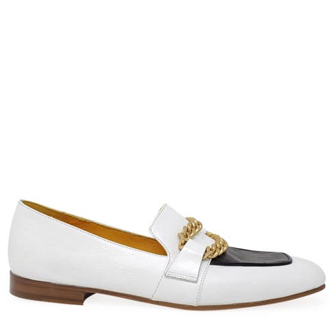 Flat Loafer With Chain