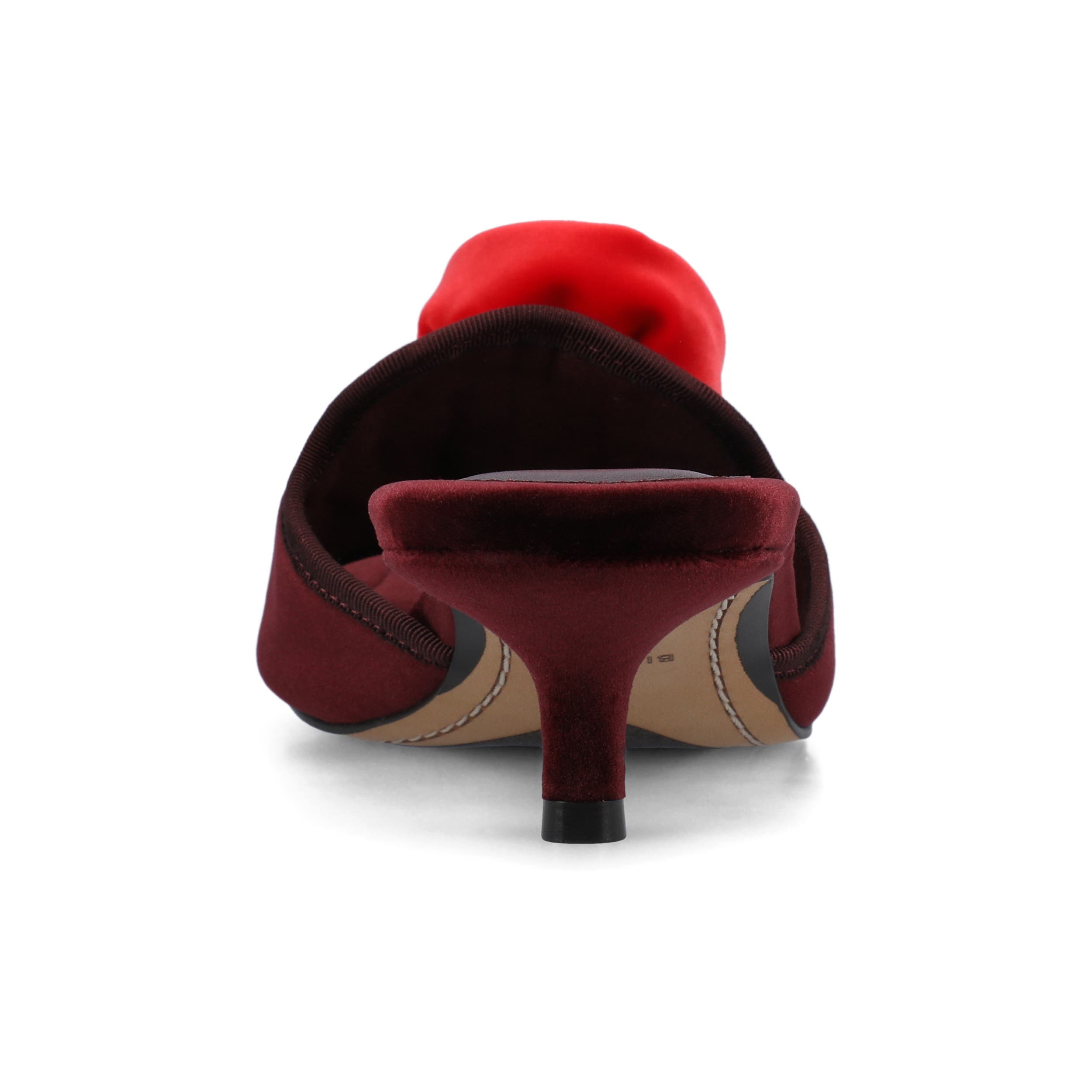 The Kiwi-Kitten Flower Slide, Alternate, color, Burgundy