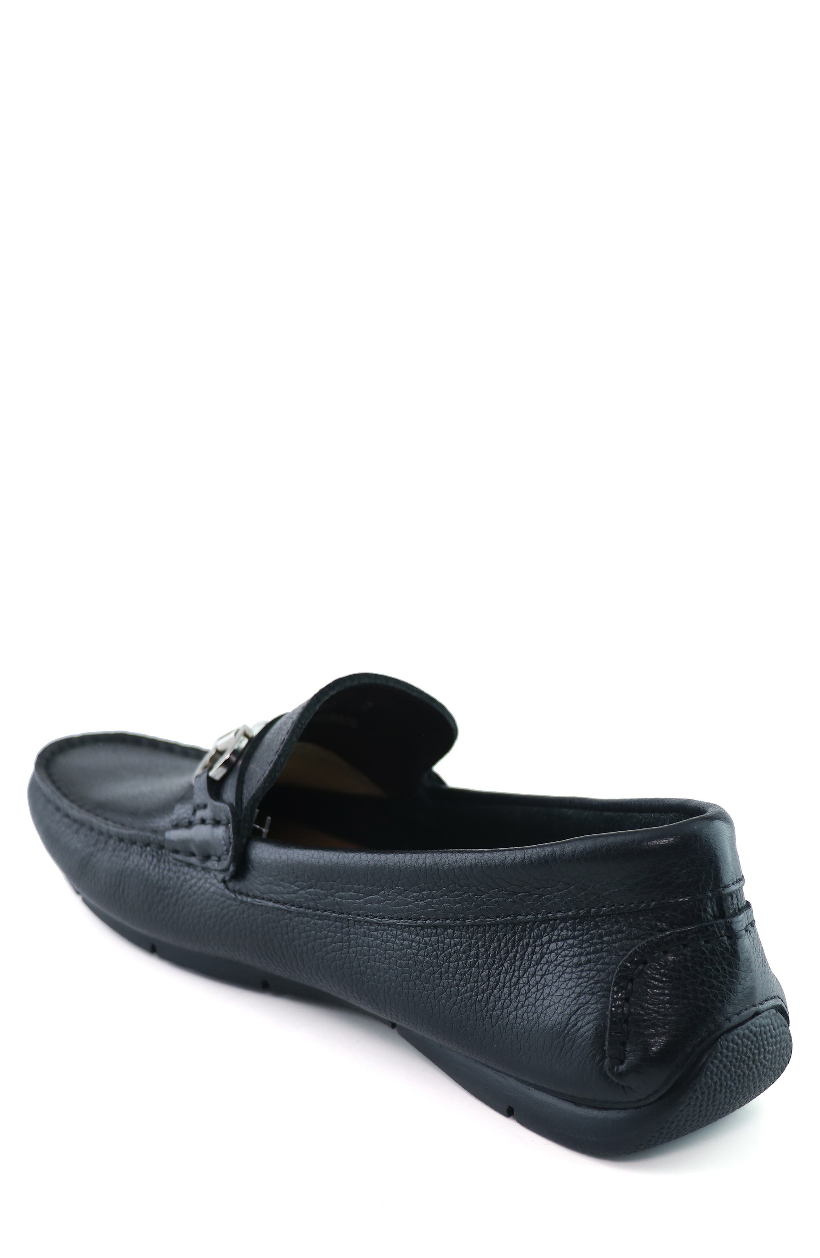 Marc Joseph New York Stafford Ave Leather Loafer, Alternate, color, Black Grainy