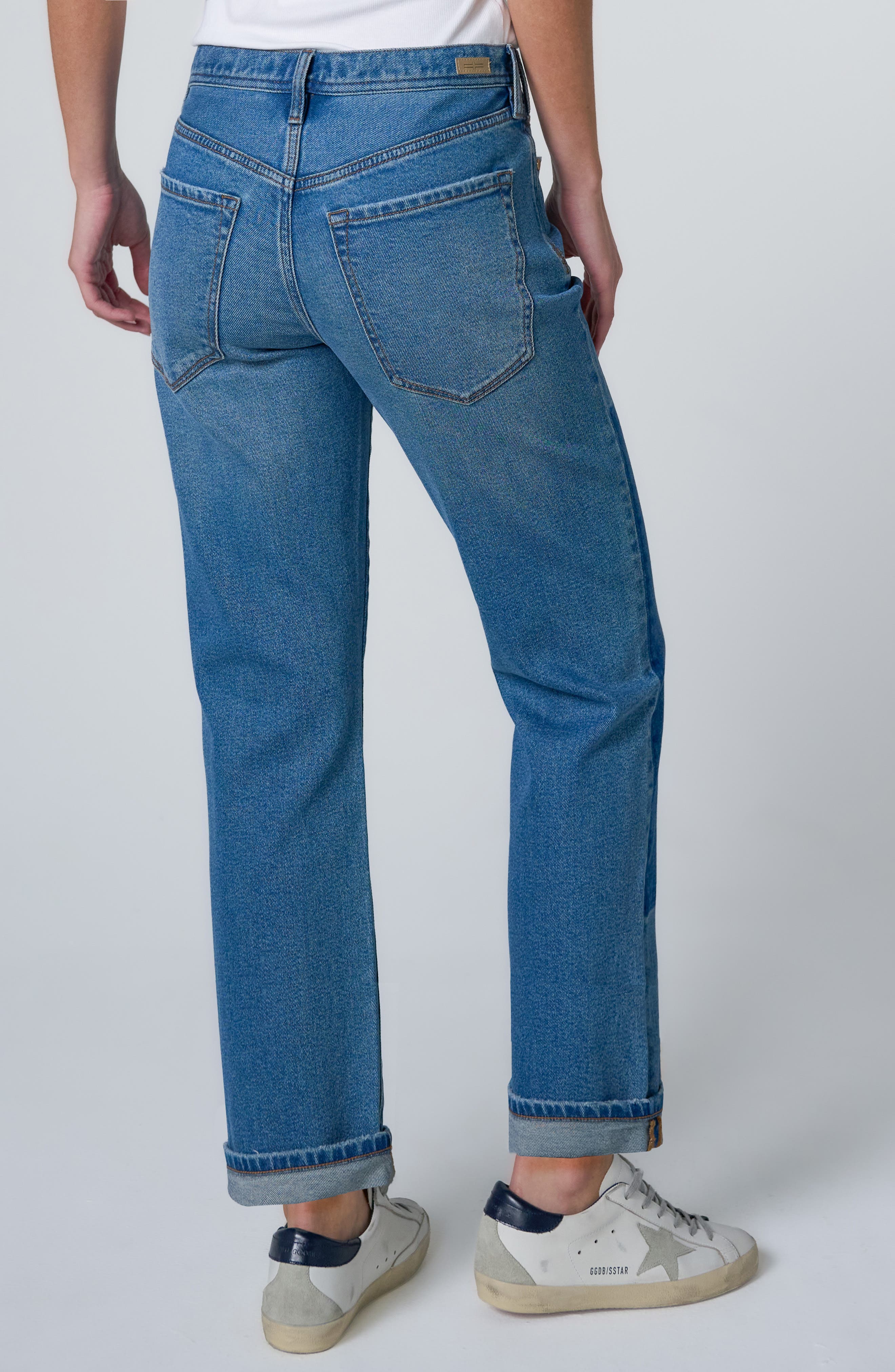 Liverpool Sloane Slouchy High Waist Girlfriend Jeans (Women) | Nordstrom