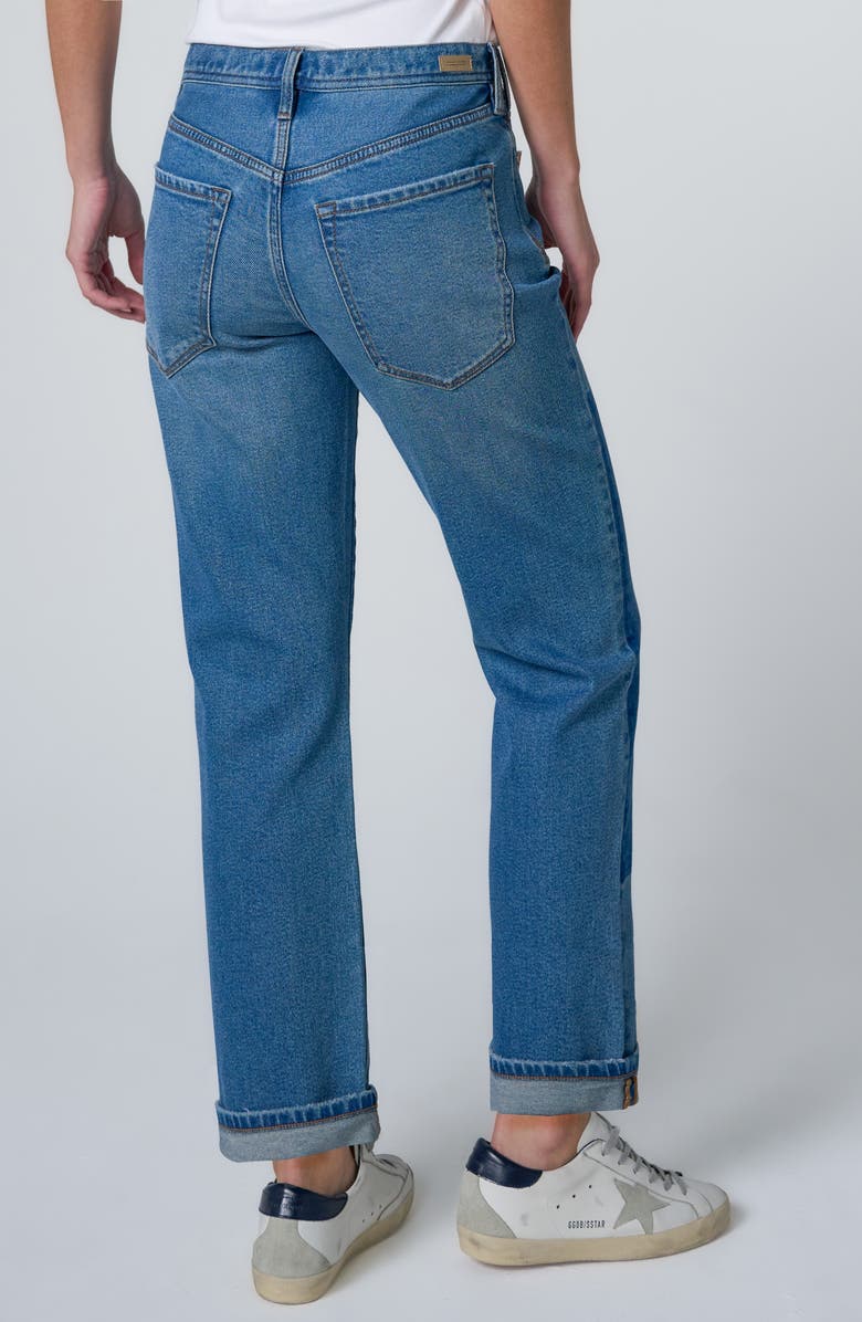 Liverpool Sloane Slouchy High Waist Girlfriend Jeans, Alternate, color, Frontier Blue