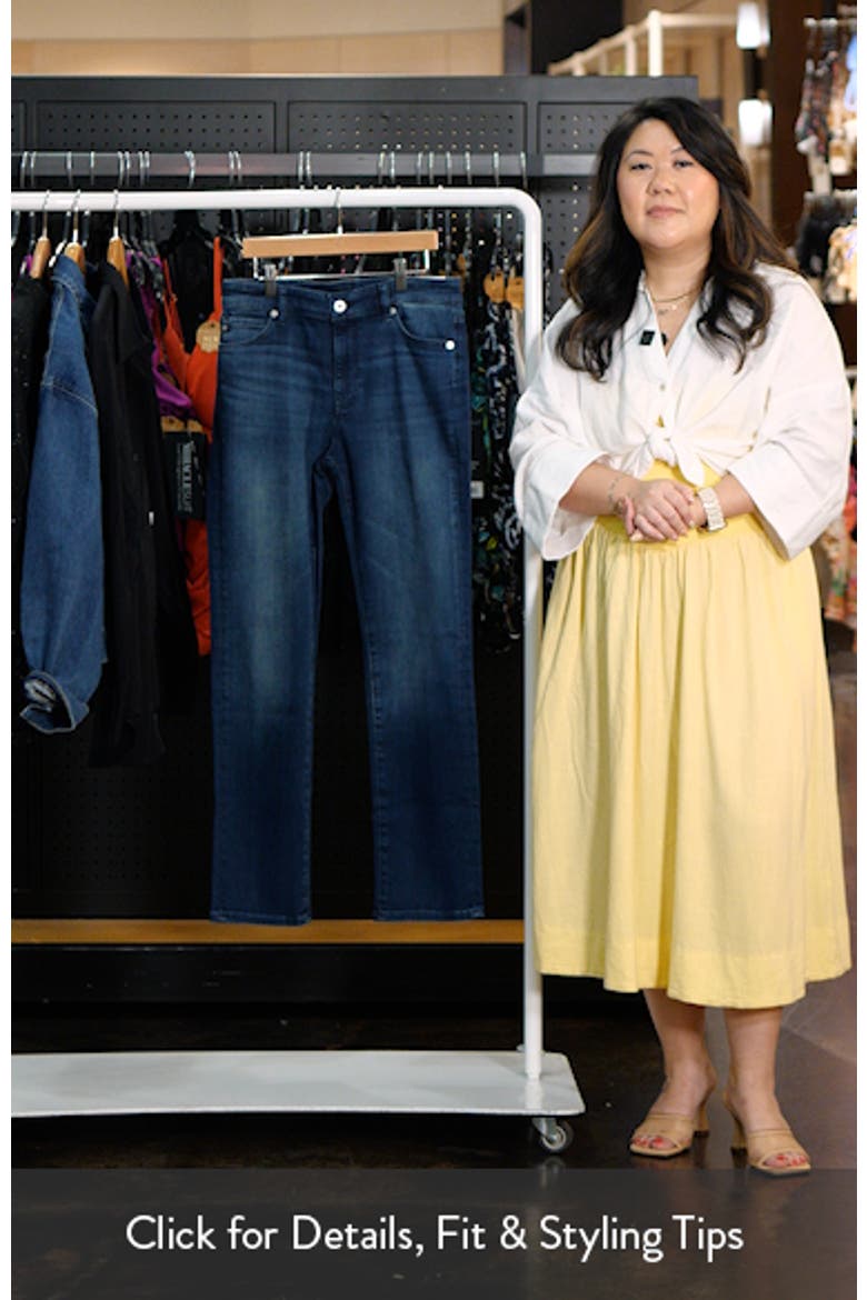 Mari Slim Straight Leg Jeans video