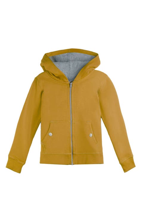 Organic Cotton Zip Up Pocket Hoodie