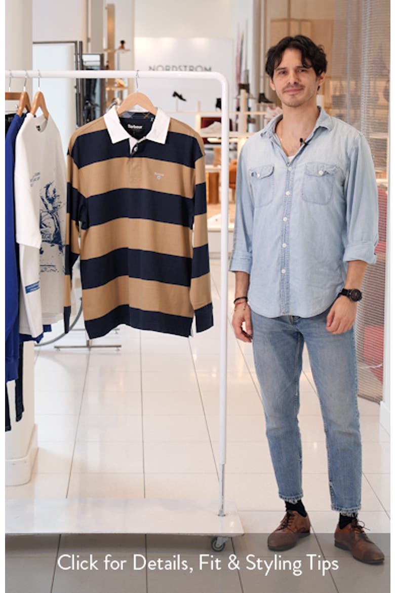 Broome Stripe Cotton Rugby Shirt video
