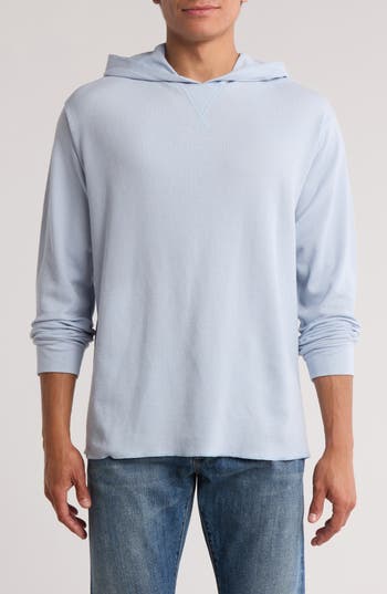 Abound Waffle Knit Thermal Hoodie In Blue
