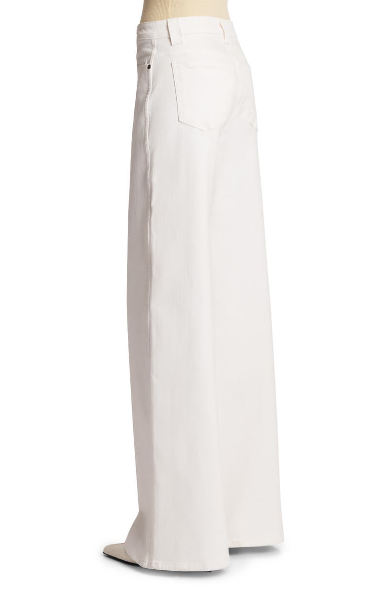 Khaite Dane Wide Leg Jeans, Alternate, color, White