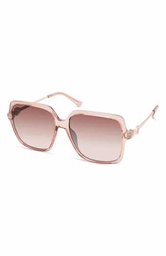 GUESS 56mm Square Gradient Sunglasses