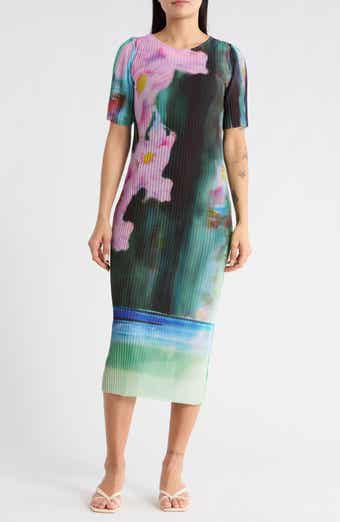 Desigual Ribbed Knit Midi Dress