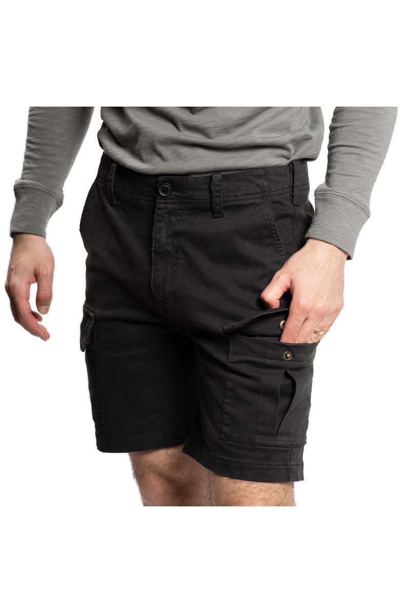 Peter Manning Cargo Shorts, Alternate, color, Black