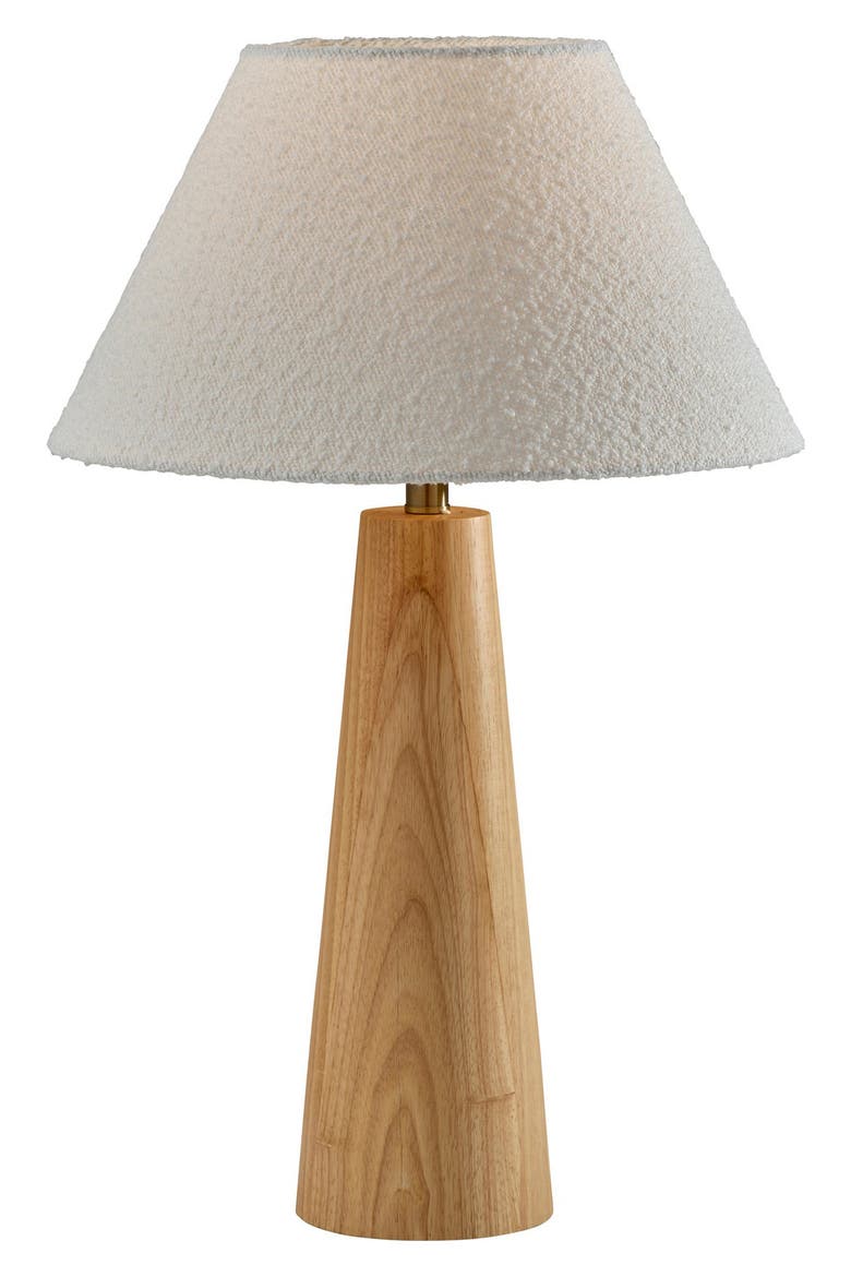 Brayden Tapered Table Lamp, Main, color, NATURAL WOOD