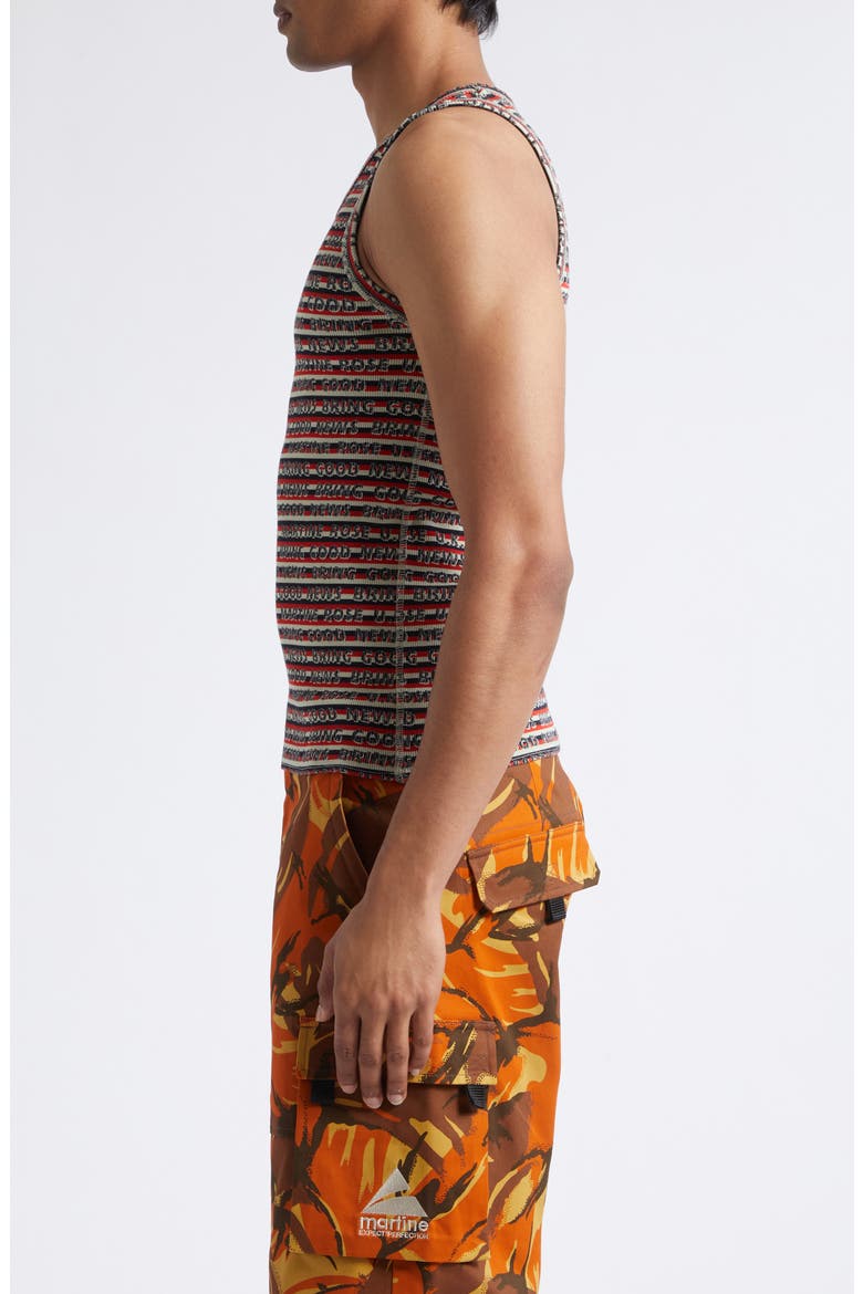 Bring Good News Rib Tank, Alternate, color, RED GREY STRIPE