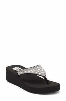 Yellow Box Premium Birder Platform Wedge Flip Flop