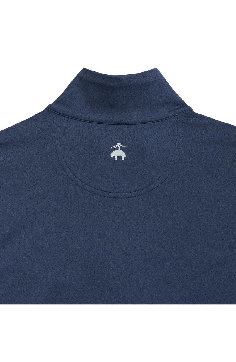 Brooks Brothers Performance Series Half Zip Top, Alternate, color, Navy Heather