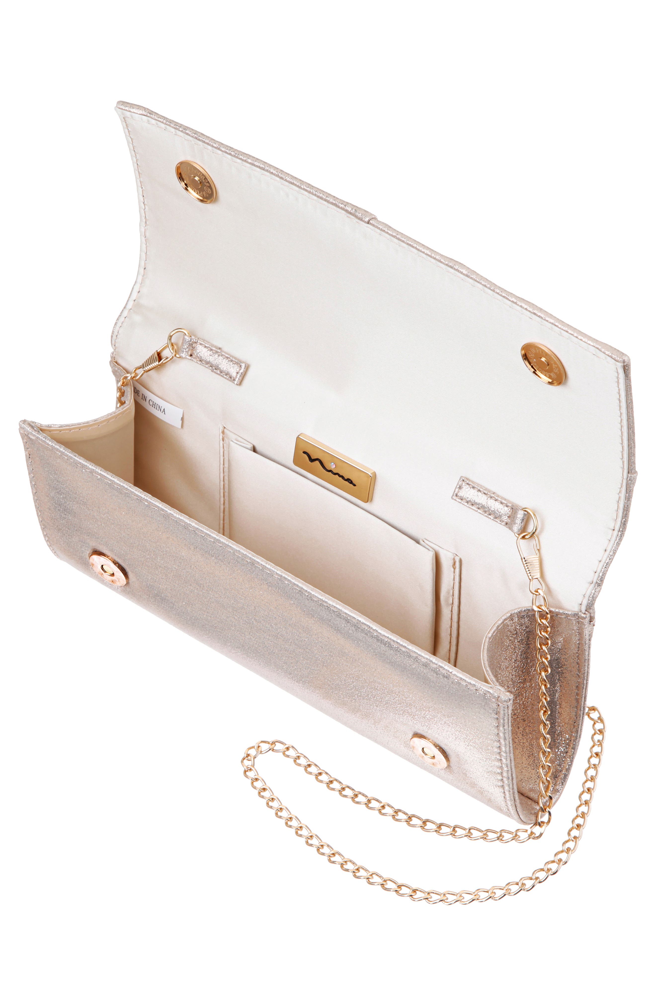 Spirit Metallic Clutch, Alternate, color, PLATINO