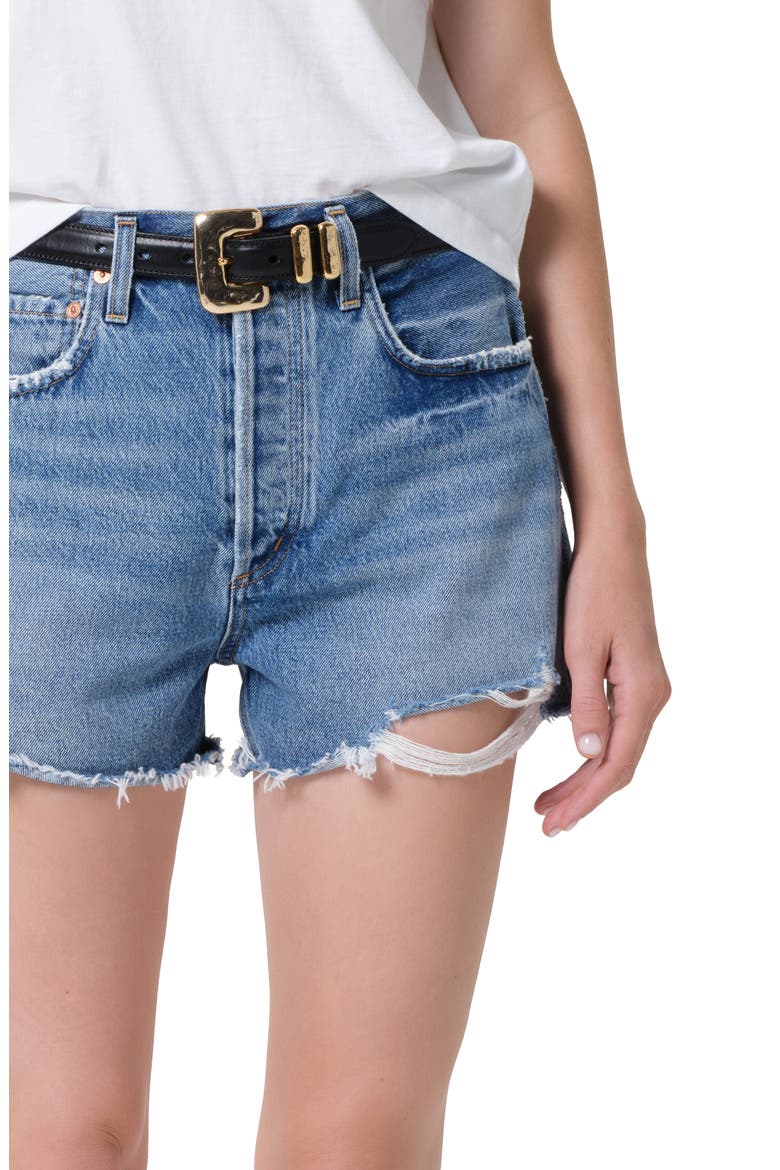 Marlow Distressed Denim Cutoff Shorts, Alternate, color, INSTALLATION