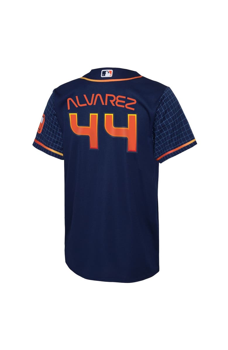 Nike Youth Nike Yordan Alvarez Navy Houston Astros 2022 City Connect Replica Player Jersey, Alternate, color,