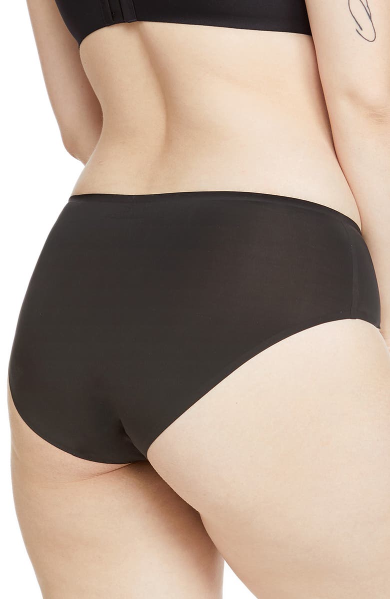 Uwila Warrior No Brainer 2-Pack Seamless Full Briefs, Alternate, color, Tap Shoe Black