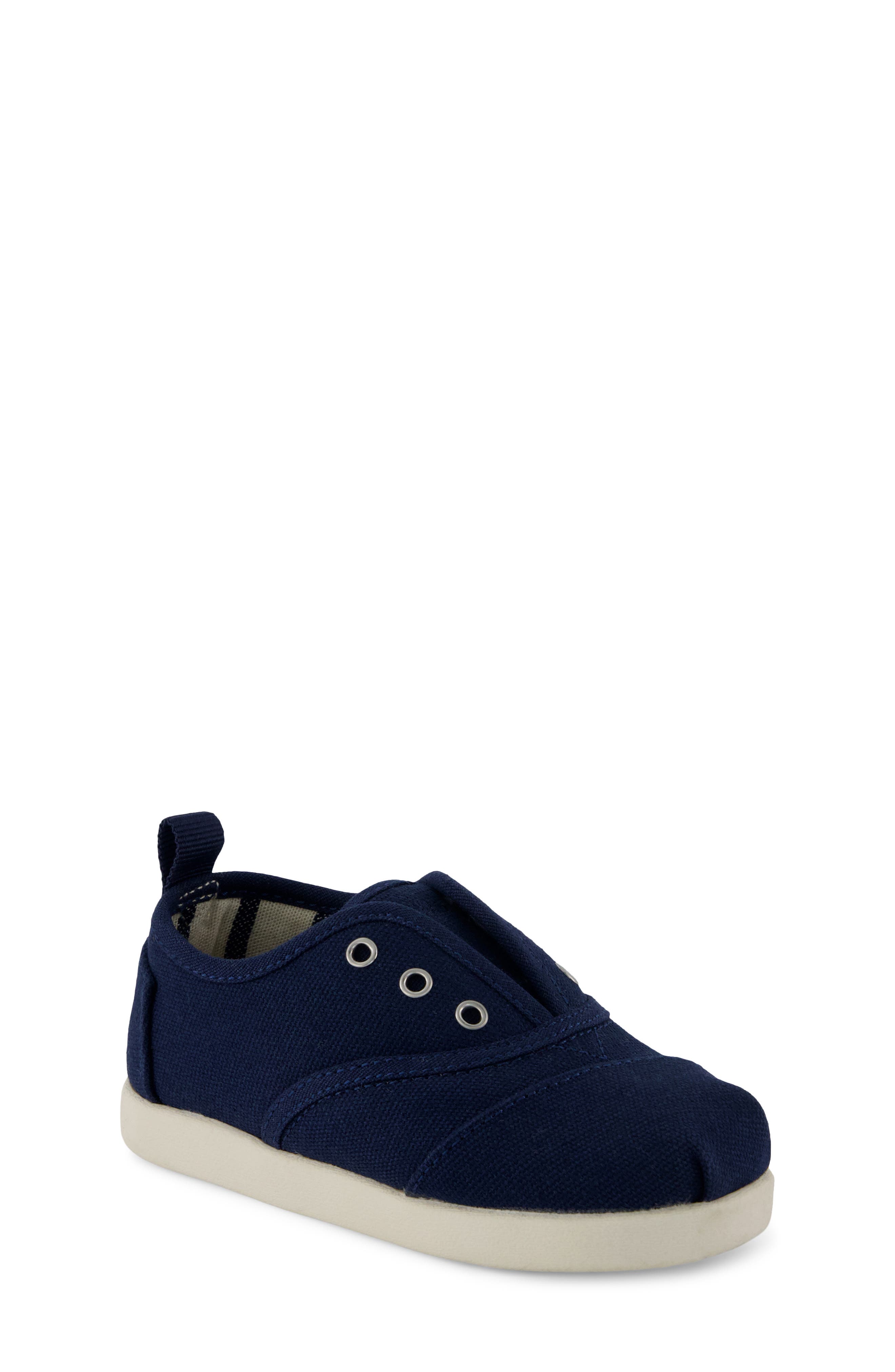 TOMS Kids' Cordones Plus Sneaker, Main, color, Navy