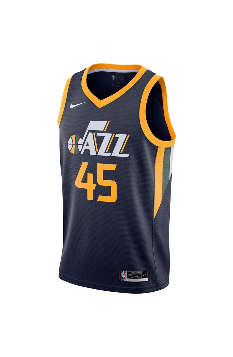 Nike Men's Nike Donovan Mitchell Navy Utah Jazz 2020/21 Swingman Jersey - Icon Edition, Alternate, color, 