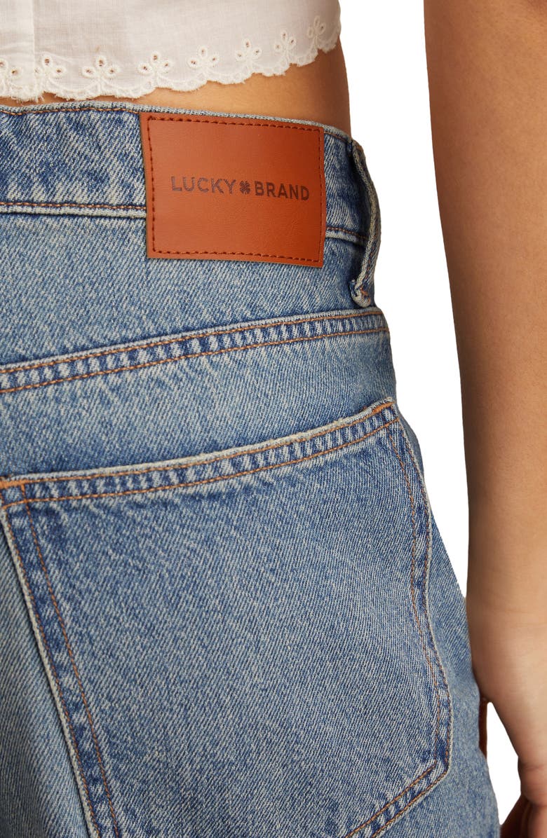 Lucky Brand Barrel Wide Leg Jeans, Alternate, color, Vintage Blue Wash