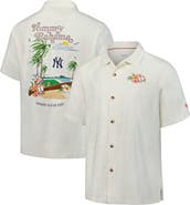 Tommy Bahama Men's Tommy Bahama  White New York Yankees Grand Slam Bay Camp Button-Up Shirt