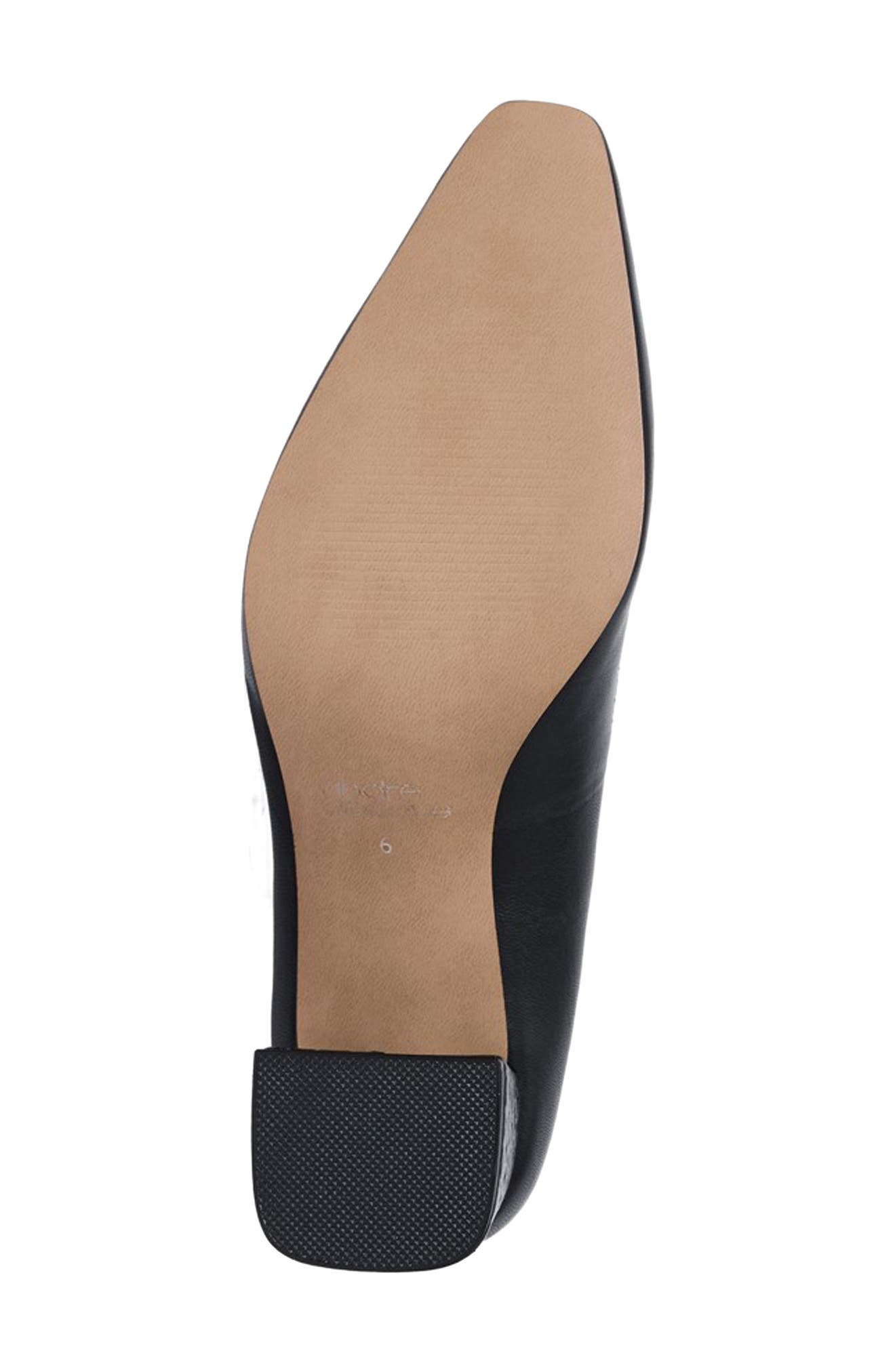 André Assous Amelia Block Heel Pump, Alternate, color, Black