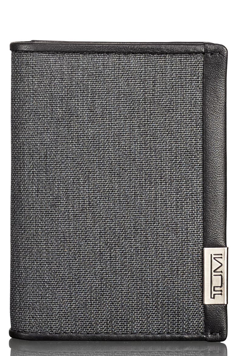 Alpha Card Case, Main, color, ANTHRACITE/ BLACK